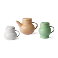 HKliving Ceramic Bubble Tea Mug L Mint Green