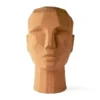 HKliving Terracotta Abstract Head Sculpture 2 HKliving Terracotta Abstract Head Sculpture