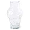 HKliving Cloud Vase Clear Glass High