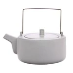 HKliving Ceramic Tea Pot White