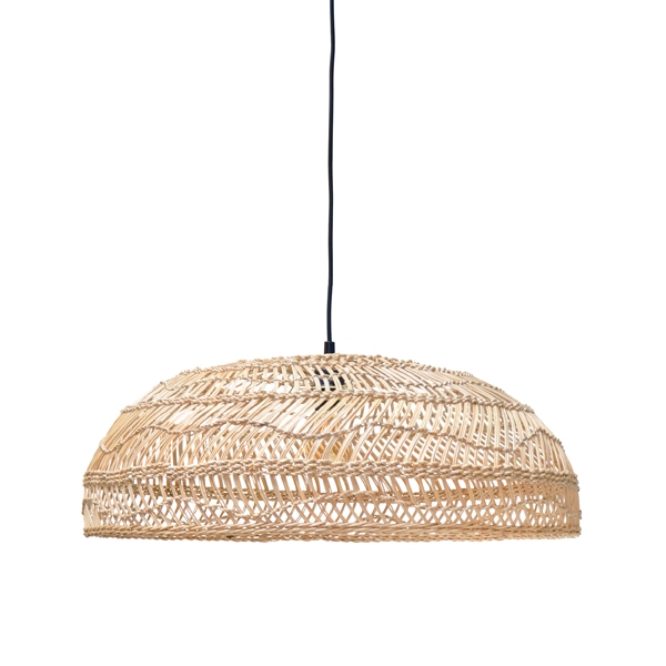 HKliving Wicker Pendant Lamp Flat Natural 3 HKliving Wicker Pendant Lamp Flat Natural