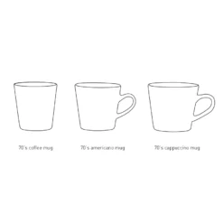 HKliving 70s Ceramics Americano Mug - Mars 13 HKliving 70s Ceramics Americano Mug - Mars