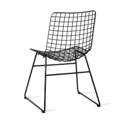 HKliving Black Wire Dining Chair