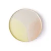 HKliving Pink & Yellow Round Side Plate 2 HKliving Pink & Yellow Round Side Plate