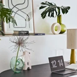 HKliving M White Circle Vase 6 HKliving M White Circle Vase