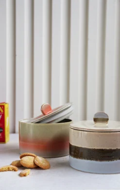 HKliving 70s Ceramics Cookie Jar - Lake