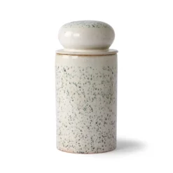 HKliving 70s Ceramics Storage Jar Hail