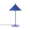 HKliving Metal Triangle Table Lamp M Matt Cobalt