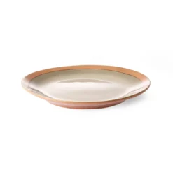 HKliving Set of 2 Ceramics Earth 70s Side Plates