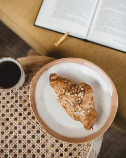 HKliving Set of 2 Ceramics Earth 70s Side Plates