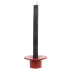HKliving Matt Red Candle Stand