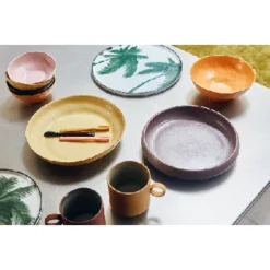 HKliving Bold & Basics Ceramics Small Bowls - Set of 4