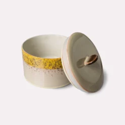 HKliving Ceramic 70's Cookie Jar Autumn 8 HKliving Ceramic 70's Cookie Jar Autumn