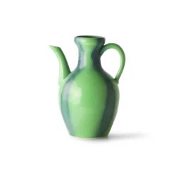 HKliving Ceramic Jug Blue/Green