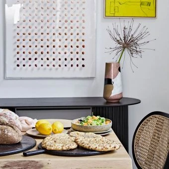 HKliving Set of 2 Yellow Gradient Deep Plate 7 HKliving Set of 2 Yellow Gradient Deep Plate