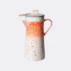 HKliving 70s Multi Colors Ceramic Coffee Pot