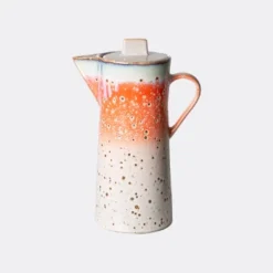 HKliving 70s Multi Colors Ceramic Coffee Pot