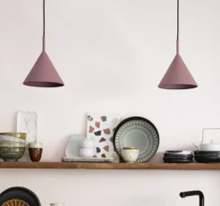 HKliving Pendant Lamp M Matt Purple 7 HKliving Pendant Lamp M Matt Purple