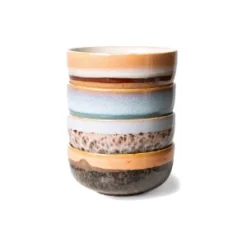 HKliving 70´S Ceramics Tapas Bowls II - Set of 4