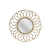 HKliving Round Natural Branch Mirror