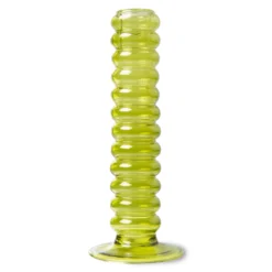HKliving Lime Green Glass Candle Holder 11 HKliving Lime Green Glass Candle Holder