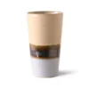 HKliving 70s Ceramics Handleless Latte Mug - Lake