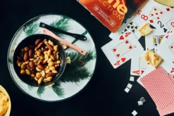 HKliving Green Porcelain Palms Dinner Plate