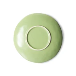 HKliving 70s Ceramics Kiwi Dessert Plate - Set of 2