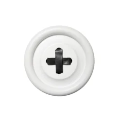 HKliving Large White Button Hanger