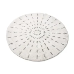 HKliving Round Bath Mat Swirl - Large