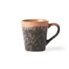 HKliving Ceramic 70's espresso mug: lava set/2