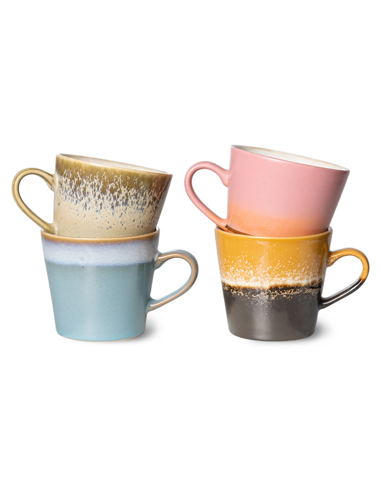 HKliving Set of 4 Cappuccino Mugs 3 HKliving Set of 4 Cappuccino Mugs