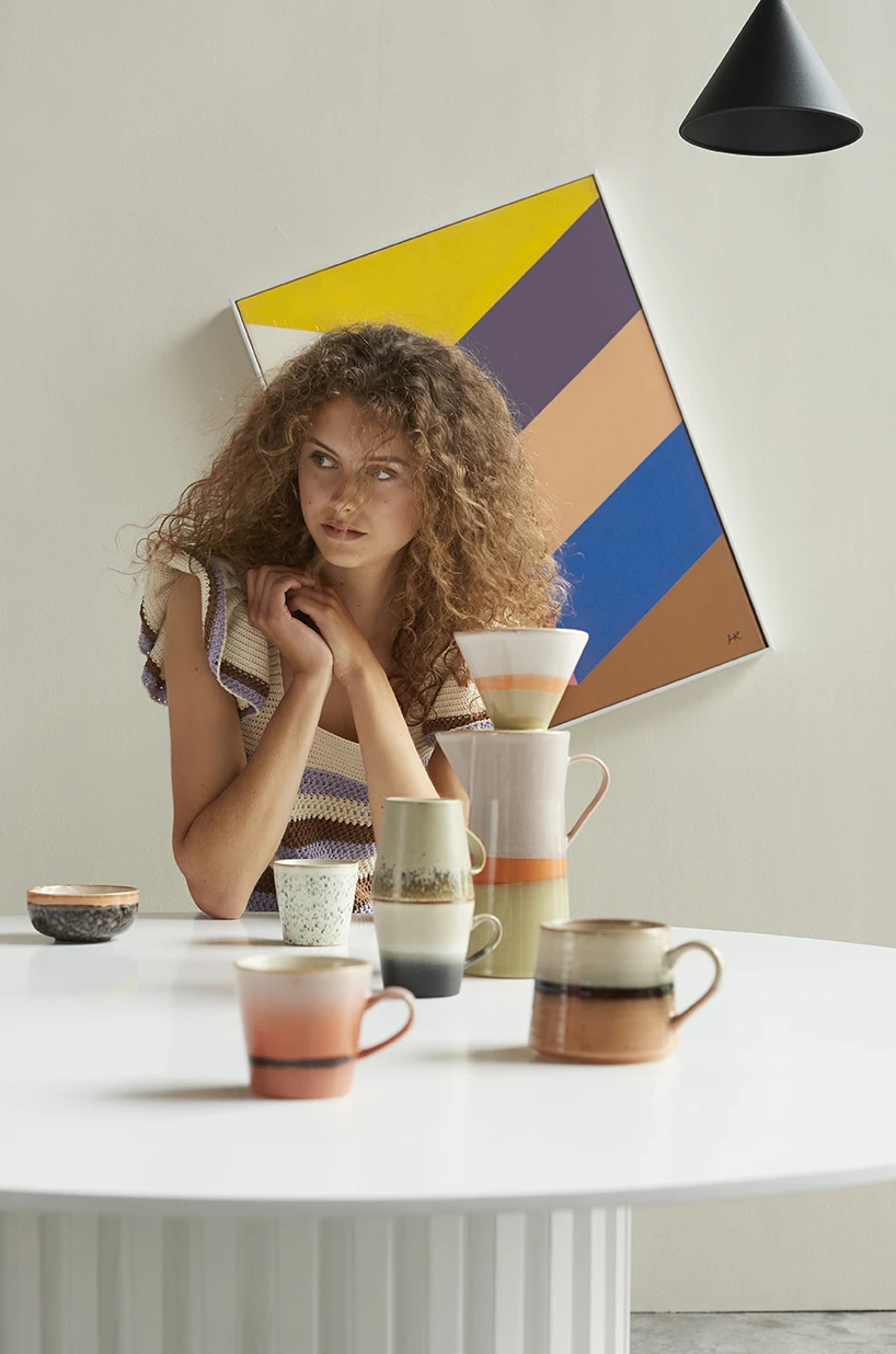 HKliving 70s Ceramics: Coffee Filter Saturn 7 HKliving 70s Ceramics: Coffee Filter Saturn