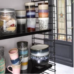 HKliving 70s Ceramics Espresso Mug Set of 4 9 HKliving 70s Ceramics Espresso Mug Set of 4