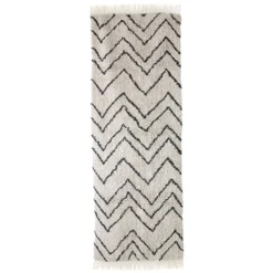 HKliving Cotton Zigzag Runner 75x220
