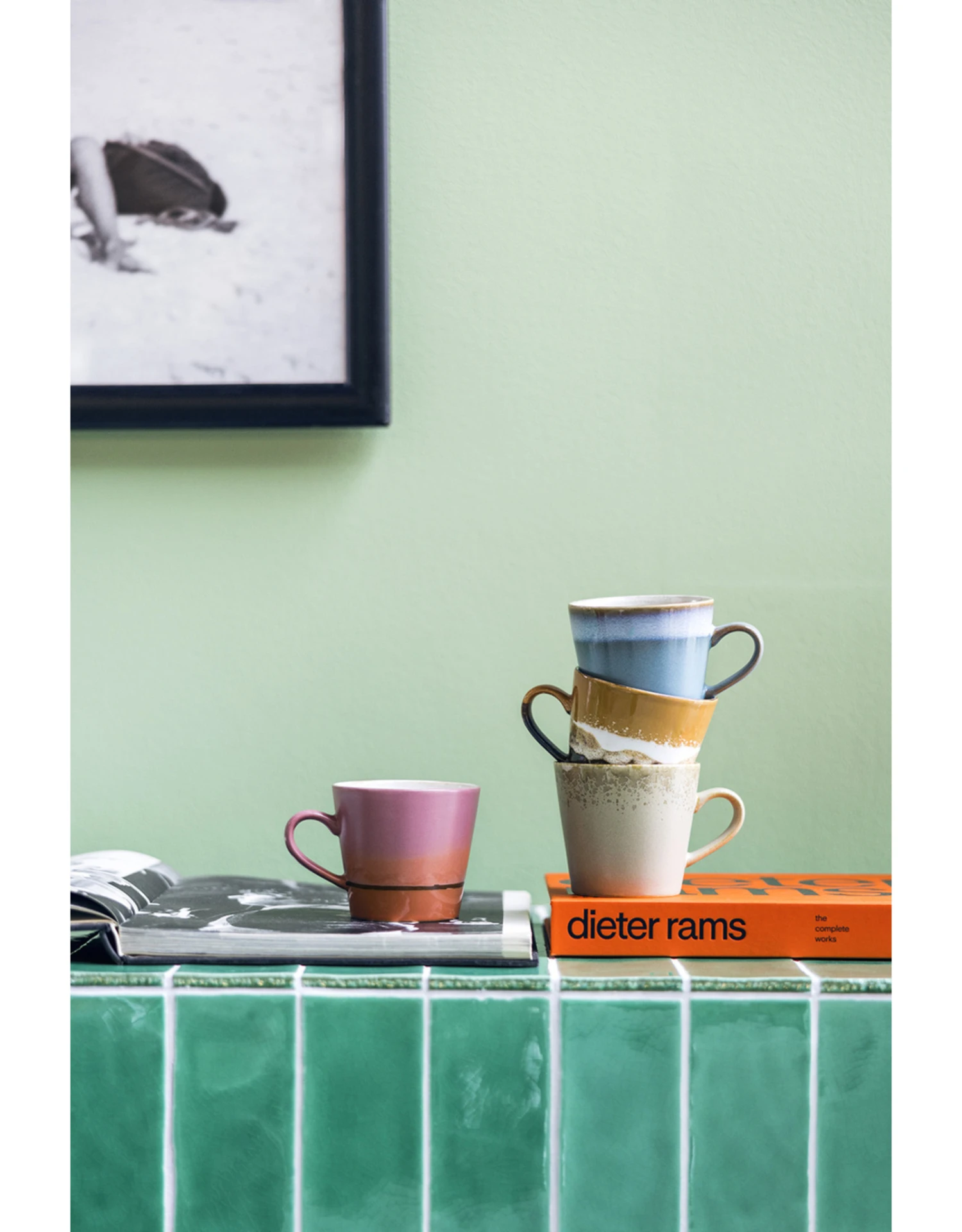 HKliving Set of 4 Cappuccino Mugs 4 HKliving Set of 4 Cappuccino Mugs