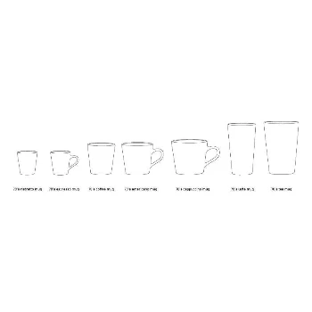 HKliving 70s Ceramics Handleless Latte Mug - Tropical 6 HKliving 70s Ceramics Handleless Latte Mug - Tropical