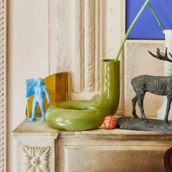 HKliving Vase Twisted Olive