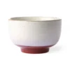 HKliving Ceramic 70's noodle bowl: frost (set of 2)