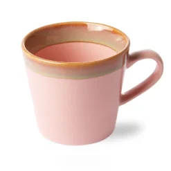 HKliving Pink Cappuccino Ceramic Mug
