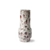 HKliving Lava White Ceramic Retro Vase 2 HKliving Lava White Ceramic Retro Vase