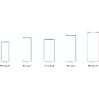 HKliving 70s Ceramics Vase XS - Sunset 10 HKliving 70s Ceramics Vase XS - Sunset