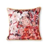 HKliving Printed Floral Cushion Coloured (50x50)