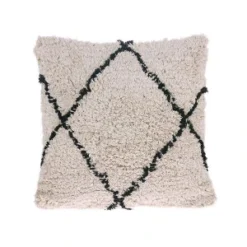 HKliving Cotton Diamond Cushion