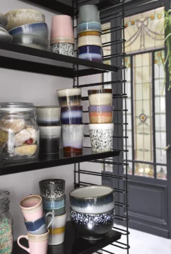 HKliving 70s Ceramics: Noodle Bowl, Ocean