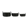 HKliving Black Medium Carry Basket