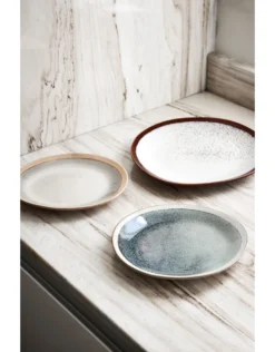 HKliving Set of 2 Earth Side Plates 8 HKliving Set of 2 Earth Side Plates