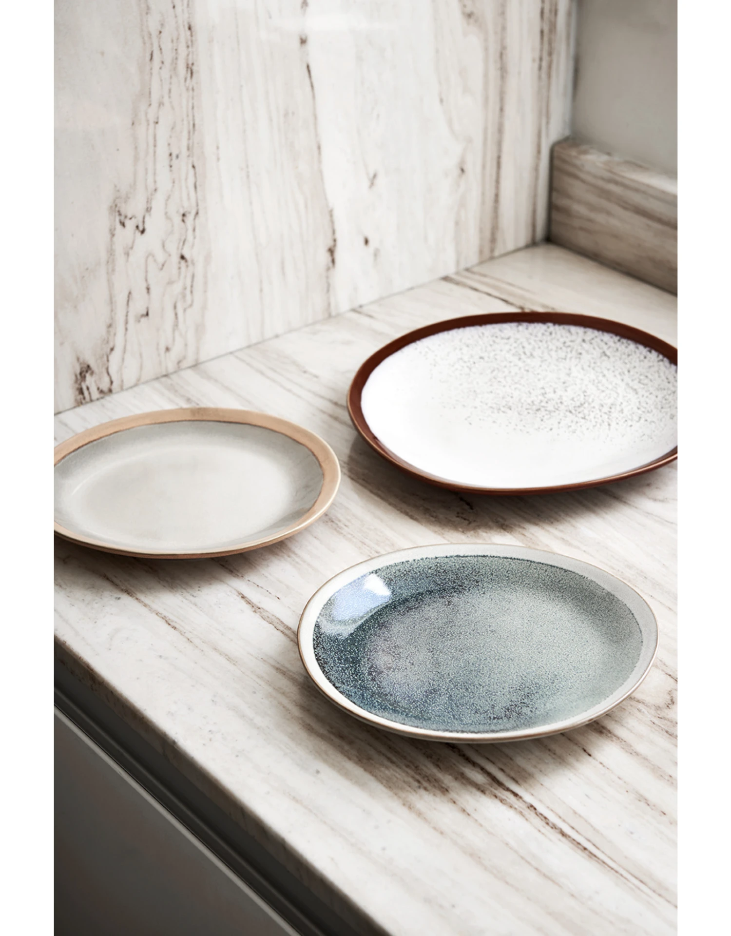 HKliving Set of 2 Earth Side Plates 5 HKliving Set of 2 Earth Side Plates