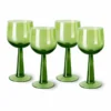 HKliving Lime Tall Wine Glass - Set of 4