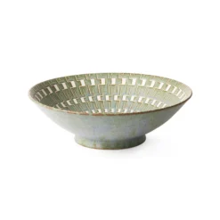 HKliving Kyoto Ceramics Japanese Ceramic Salad Bowl
